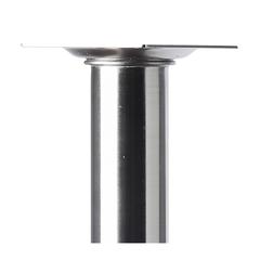 Hettich Stainless Steel Furniture Leg W/Plastic Edge