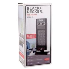 Black+Decker HX340-B5 Ceramic Fan Heater (2000 W, Black)