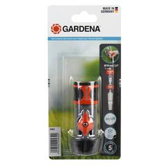 Gardena Hose Connector W/ Control Valve (1.9/1.6 cm)
