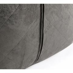 Suede Bean Bag (100 x 100 cm, Gray)