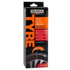Quixx Tire Shine Color (75 ml, Deep Gloss Black, Pack of 8)