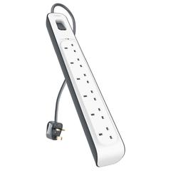 Belkin 6-Outlet Surge Protection Strip With Power Cord (2 m)