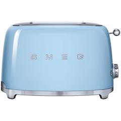 SMEG TSF01PBUK Stainless Steel 2-Slice Retro Toaster (950 W, Pastel Blue)