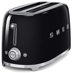 SMEG TSF02BLUK Retro 4-Slice Toaster (1500W, Black)
