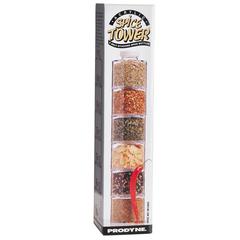 AHEC Prodyne Acrylic Bottle Spice Tower (35 cm, Pack of 6)