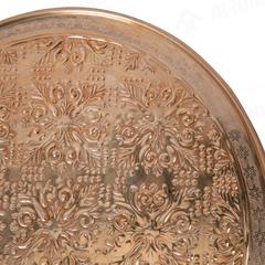 Aluminum Round Plate (50 cm, Gold)