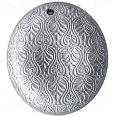 Crystal Round Plate (35 cm, Silver)