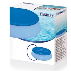 Bestway Flowclear Fast Set Pool Cover (4.57 m, Blue)