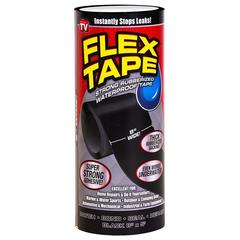 Flex Tape Strong Rubberized Waterproof Tape (20.3 x 12.7 cm, Black)