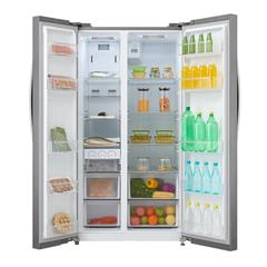 Midea Freestanding Side-by-Side Refrigerator, HC689WENS (689 L)
