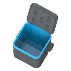Cosmoplast Keep Cold Picnic Trolley Icebox, MFIBXX122 (30 L, Grey)