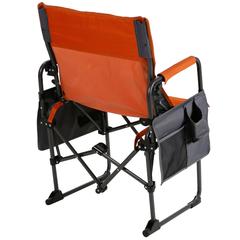 كرسي مخرج فولاذي قابل للطي (برتقالي)
