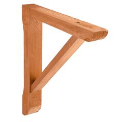 Living Space Wooden Support (30 x 3.5 x 35 cm, Set of 2)