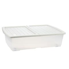 Cosmoplast Plastic Under Bed Storage Box (45 L, 70 x 50 x 18 cm )