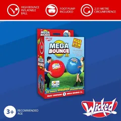 Wicked Mega Bounce XL Inflatable Ball Pack (Assorted colors, 2.51 m, 6 Pc.)