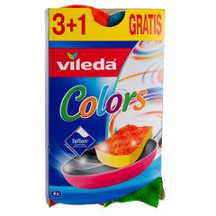 Vileda Active Flexible Wave Sponge (4 Pieces)