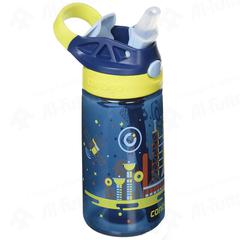 Contigo Gizmo Flip Bottle with Straw (400 ml, Blue)