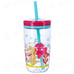 Contigo Kids Tumbler with Straw (470 ml, Floating Squid)