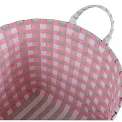 Honey-Can-Do Woven Basket (40.6 x 27.9 cm, Pink)
