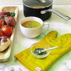 T-Fal Silicone Oven Mitt (13 x 7 inch, Lemon)
