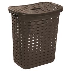 Sterilite Weave Hamper (51 x 36 x 75 cm, Brown)