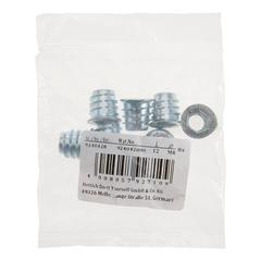 Hettich Screw-In Sleeve with Thread (8 x 12 mm, 8 pcs)