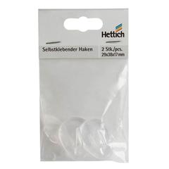Hettich Plastic Self-Adhesive Hook (3 x 3.8 x 2.2 cm)