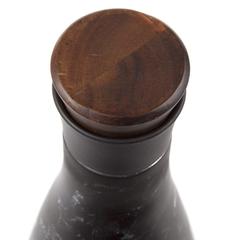 Manna Carafe Bottle (12 x 35 cm, 1.5 L, Marble Matte Black)