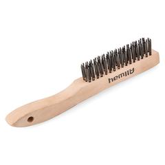 Allway Wire Scratch Brush With Wood Shoe Handle