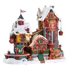 Lemax Elfmade Toy Factory Festive Décor (26.5 x 30 x 18 cm)