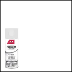 Ace Premium Flat White Paint + Primer Enamel Spray 340g