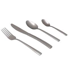 Sabichi Myfair Cutlery Set (Set of 24, Silver)