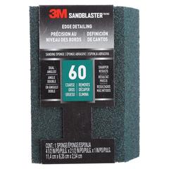 3M SandBlaster Sanding Sponge, 60 Medium Grit (11.4 x 6.35 x 2.54 cm)