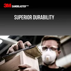 3M SandBlaster Sandpaper Pack (9.29 x 22.8 cm, 180 Grit, 6 Pc.)