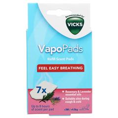 Vicks Comforting VapoPads Refill Scent Pads, Rosemary & Lavender Scents (7 pcs)