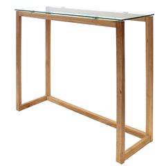 Home Deco Factory Glass Console Table (100 x 32 x 87 cm)