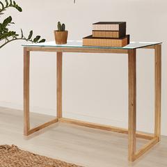 Home Deco Factory Glass Console Table (100 x 32 x 87 cm)