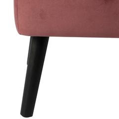 مقعد هوم ديكو فاكتوري بمساحة تخزين (40 × 33.5 × 40 سم، وردي)