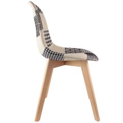 Home Deco Factory Scandinavian Patchwork Chair (56 x 47 x 85 cm)