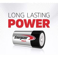 Energizer MAX D Alkaline Battery (Pack of 2, 1.5V)