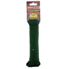 SecureLine 550 Nylon Paracord (15.2 m x 3.9 mm, Green, Sold Per Piece)