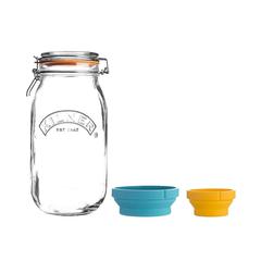 Kilner Measure & Store Jar Set (2 L, Set of 3)