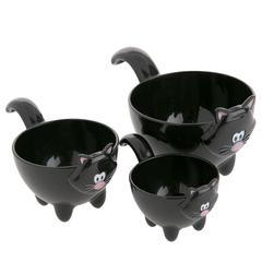 Joie Meow Measuring Cups (Black)