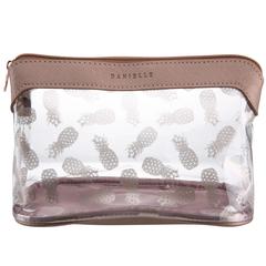 Danielle Creations Pineapple Printed Beauty Bag (15 x 10 cm)