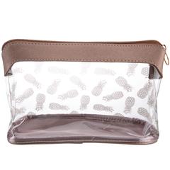 Danielle Creations Pineapple Printed Beauty Bag (15 x 10 cm)