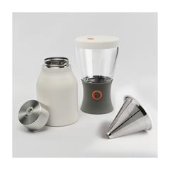 Asobu Cold Brew Coffee Insulated Portable Brewer (1 L, White)