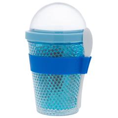 Asobu Chill Yo 2 Go Food Container (384 ml, Blue)