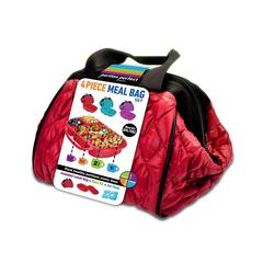 Smart Planet Portion Perfect 4-Piece Puffer Bag Set (Red)