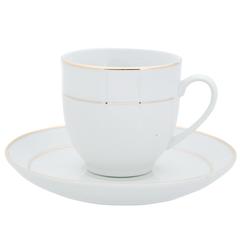 Homeworks Porcelain Dinner Set W/Double Gold Rim (47 Pc.)