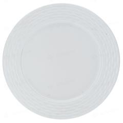 Homeworks Ceramic Plate Round Plain (25 cm, White)